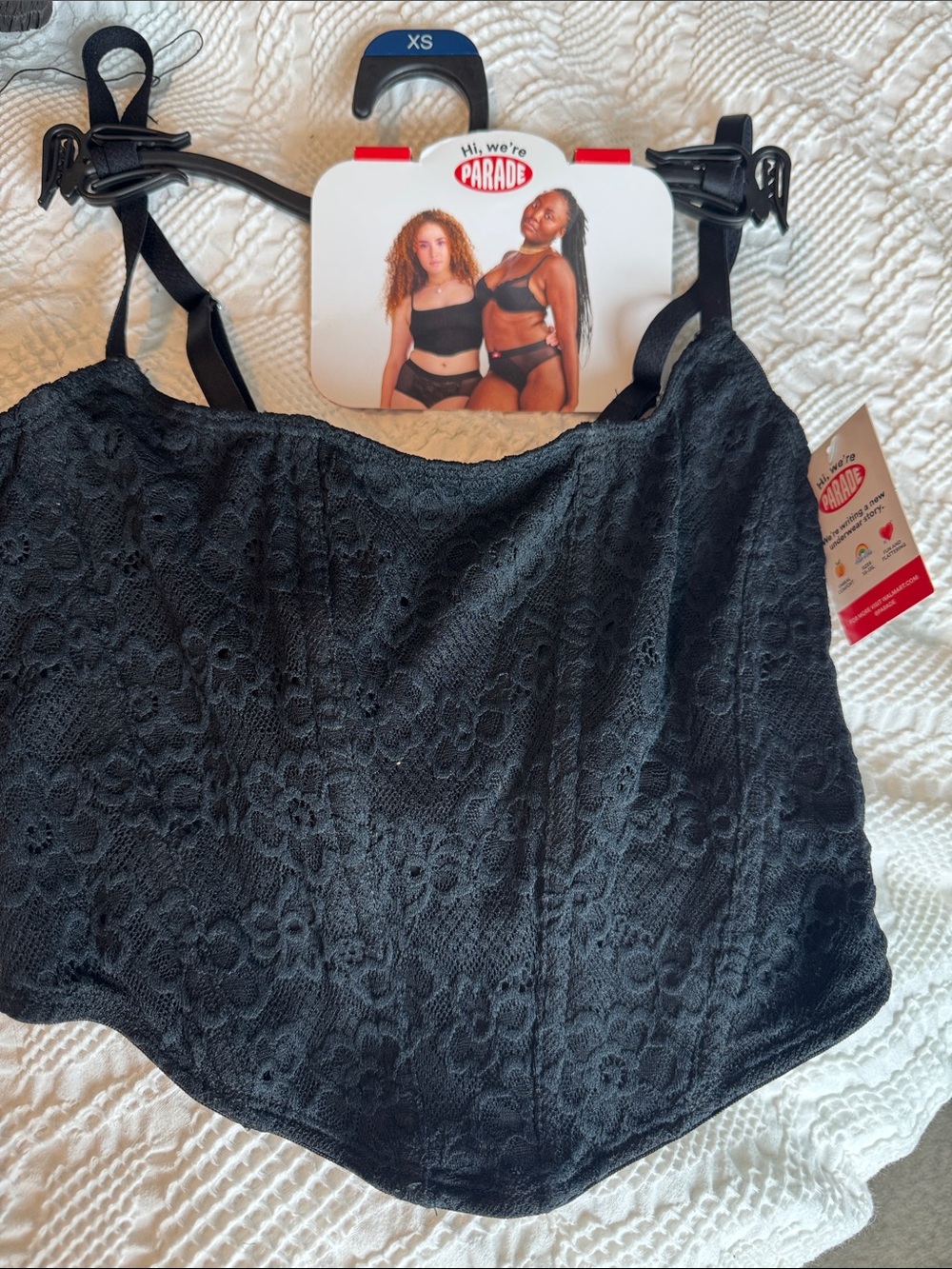 Parade Lace Corset Cami - Black - XS